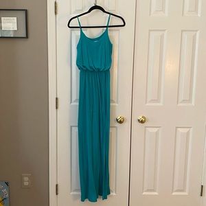 Teal Lush Maxi Dress